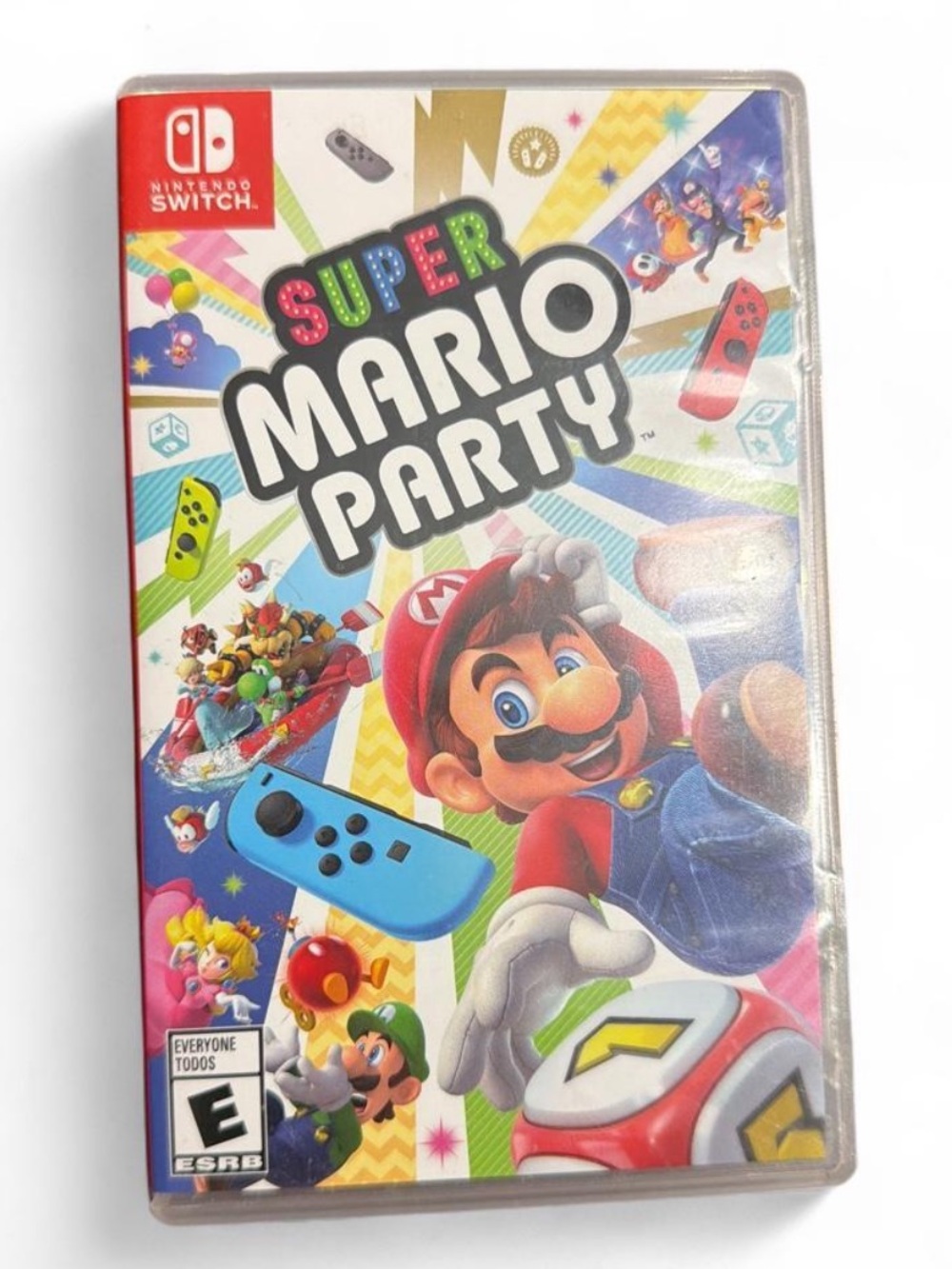 Nintendo Super Mario Party Multicolor Joy-Con Artwork game with case
